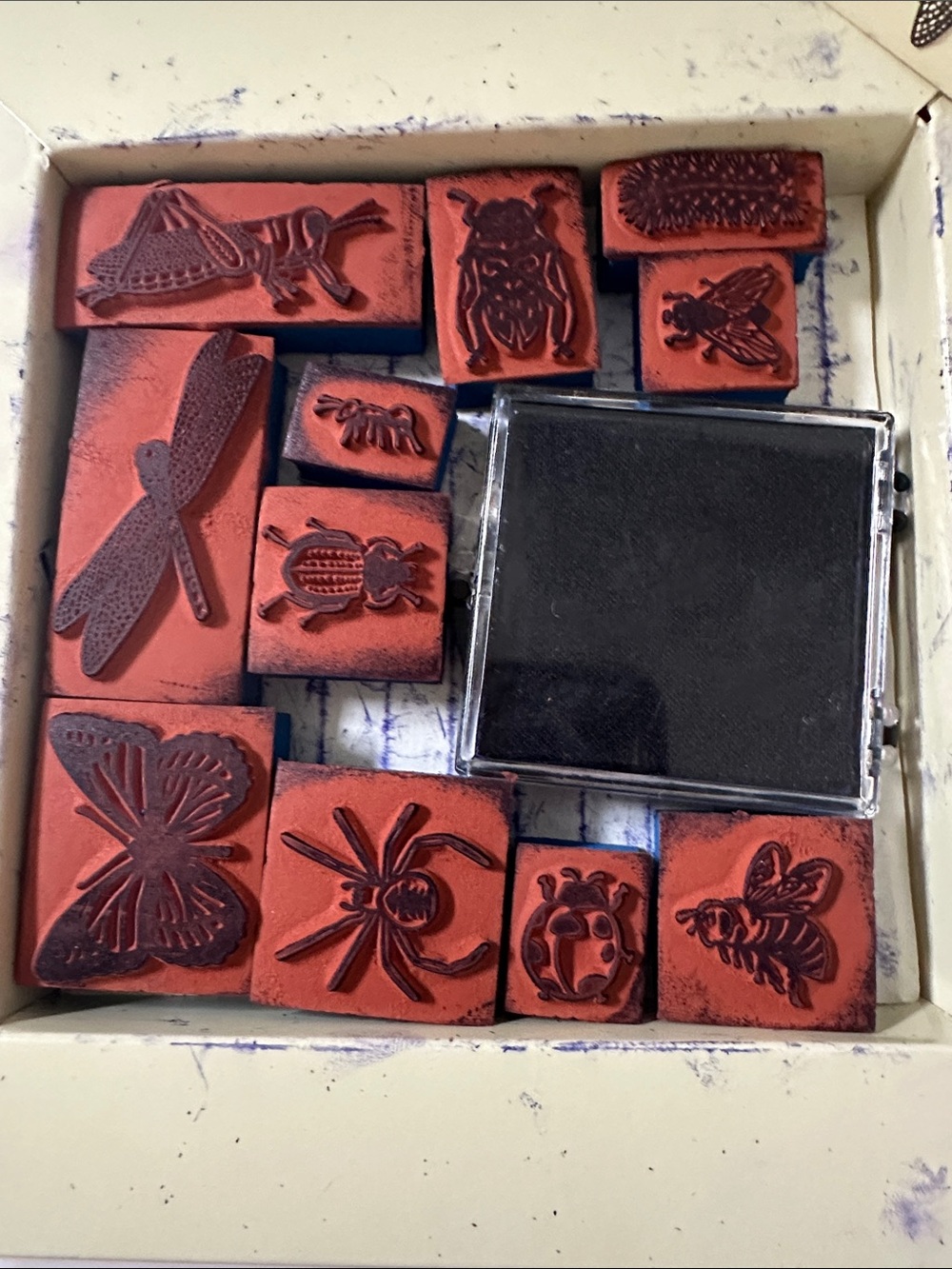 Bug Kit Rubber Stamp Collection - Purple Ink - Picture 3 of 3